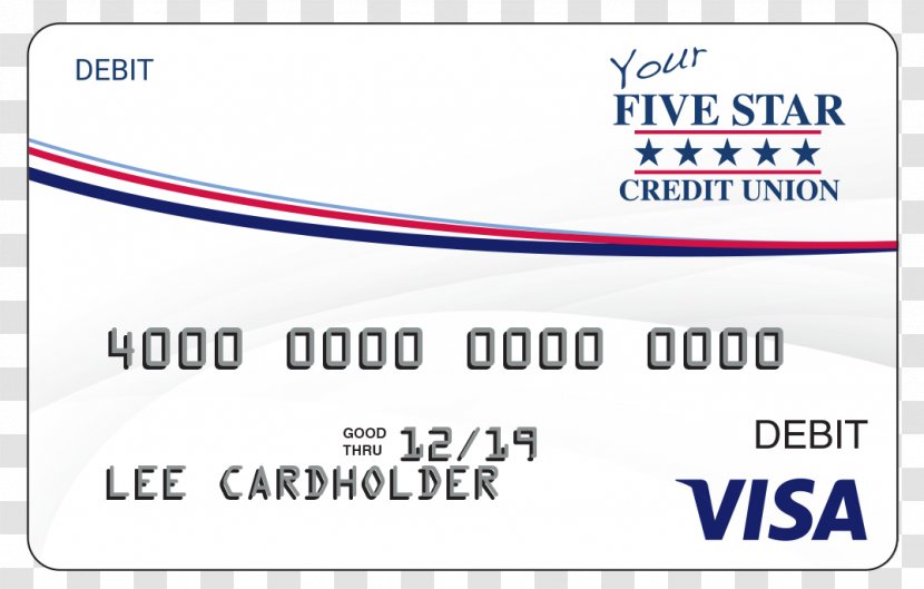 Bank Credit Card Debit Visa - Text Transparent PNG