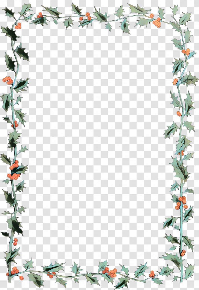 Black And White Frame - Christmas Tree - Rectangle Picture Transparent PNG