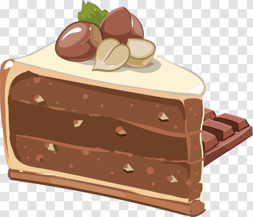 Torte Milk Chocolate Cake Fruitcake Cream - Dessert Transparent PNG