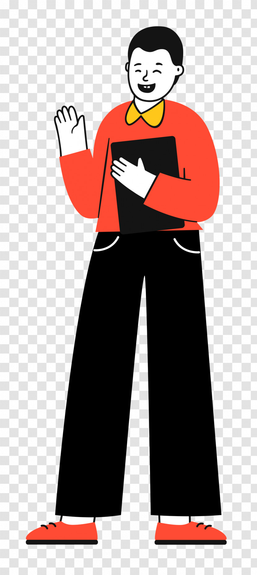 Boy Standing Transparent PNG