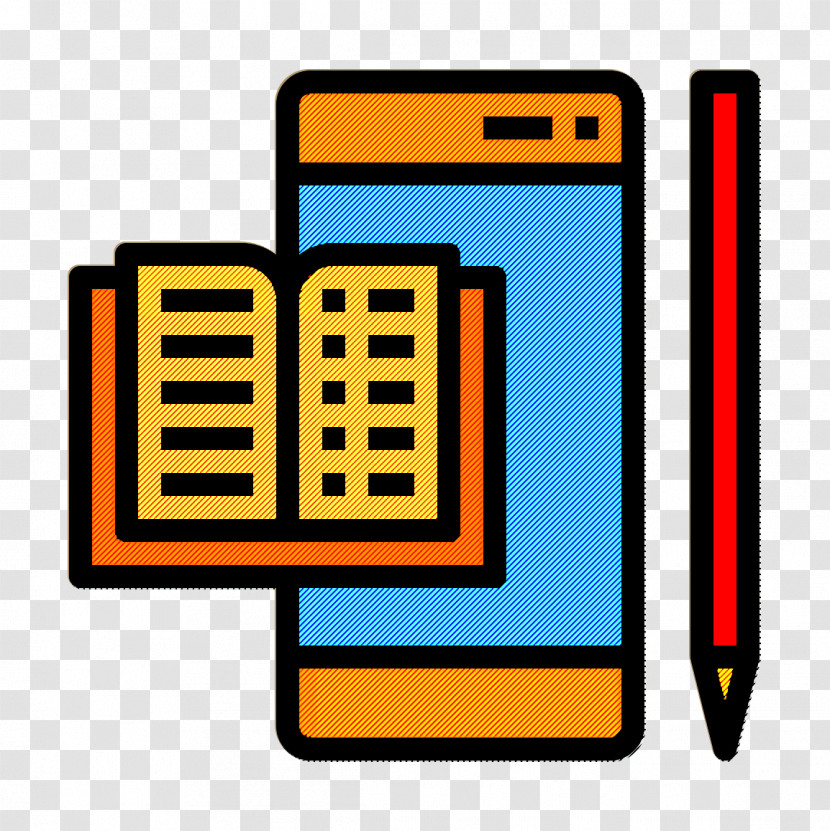 Ebook Icon Book And Learning Icon Transparent PNG