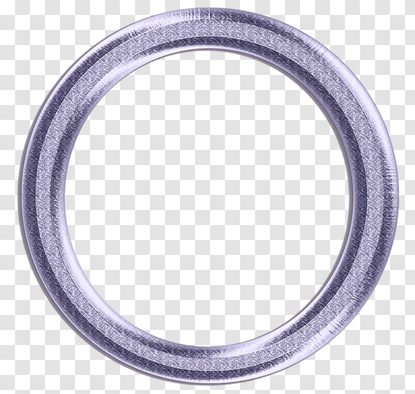 Picture Frames Image Photograph Paper Circle - Violet - Bracelet Frame Transparent PNG