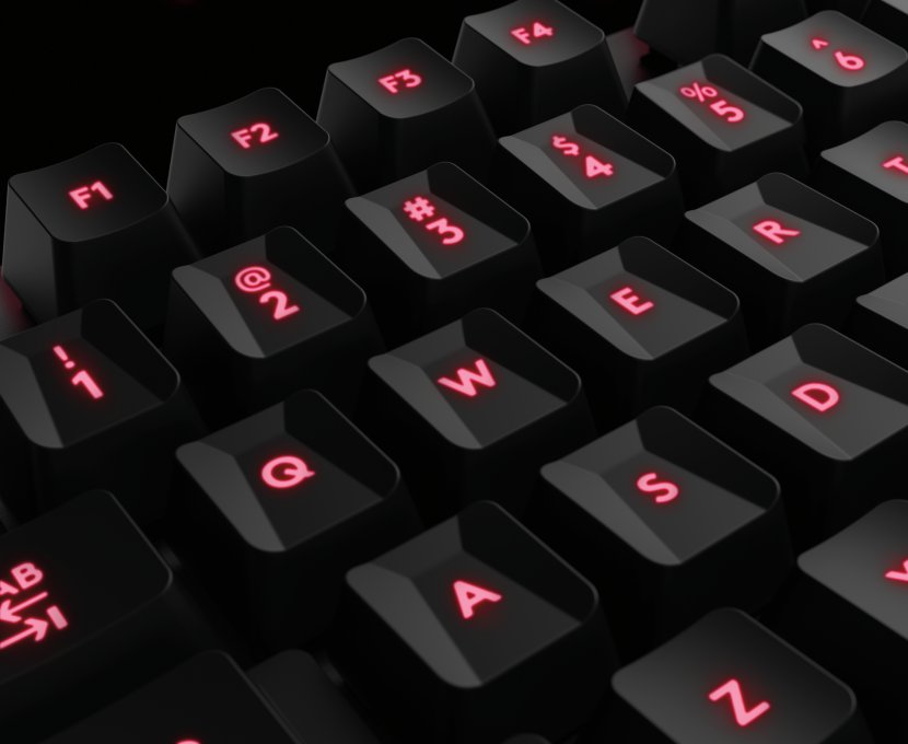 Computer Keyboard Mouse Logitech Gaming Keypad Backlight - Gamepad Transparent PNG