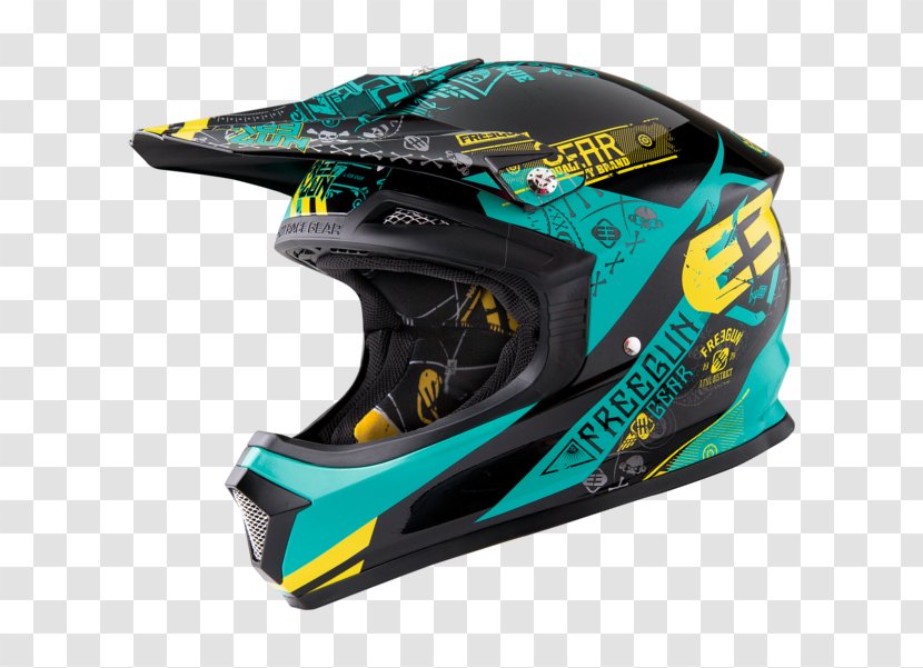 Bicycle Helmets Motorcycle Ski & Snowboard Yellow - Motocross Transparent PNG