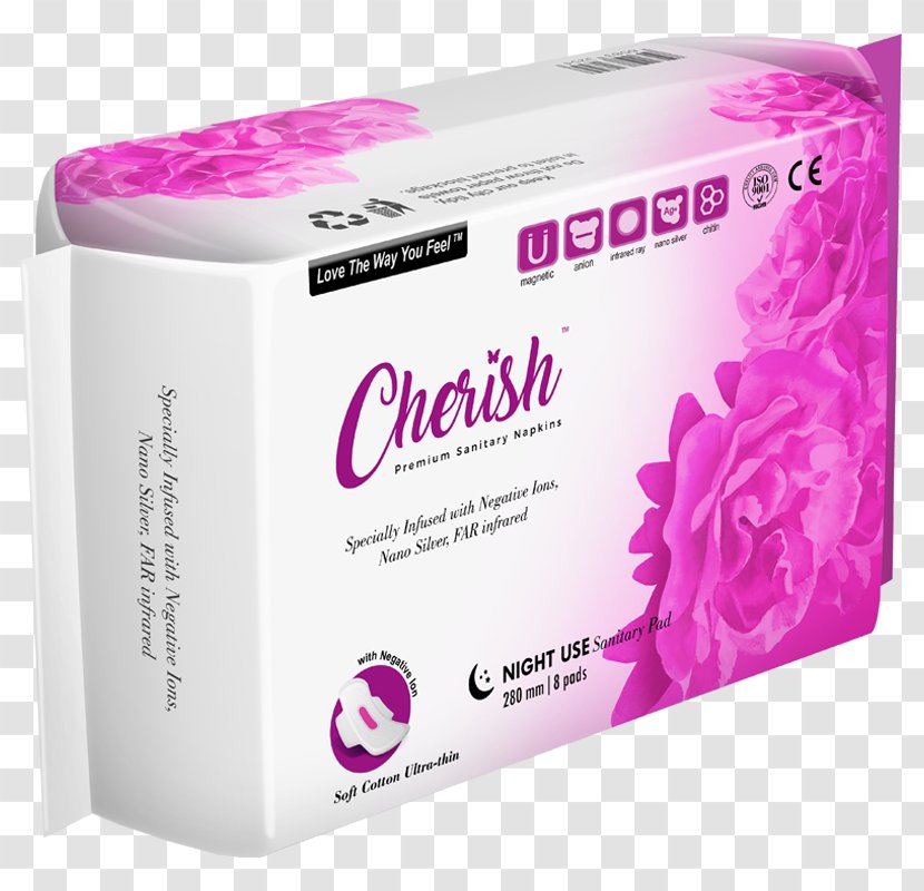 Cloth Napkins Sanitary Napkin Menstrual Pad Absorption Disposable - Heart - Cherish Transparent PNG