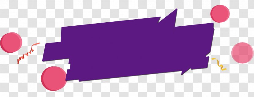Web Banner Text Box - Purple Transparent PNG