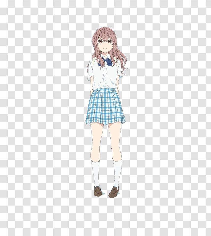 Shouko Nishimiya Cosplay Costume Shoya Ishida Fan Art - Watercolor Transparent PNG