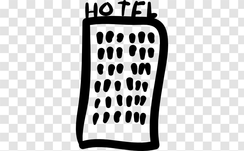 Hotel - Black And White Transparent PNG