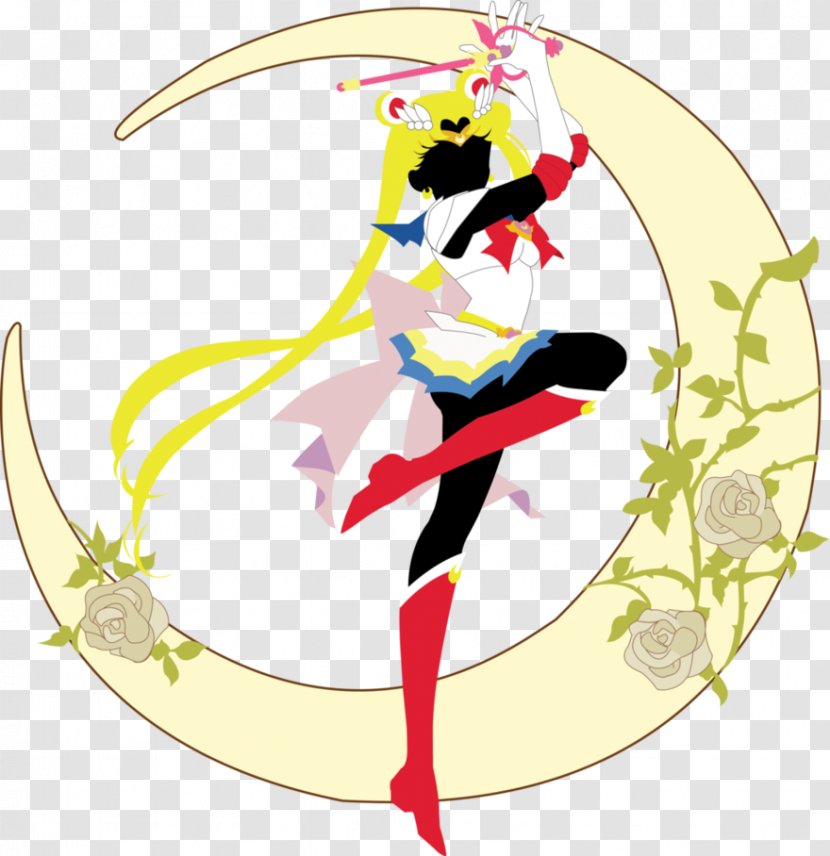 Sailor Moon Mercury Tuxedo Mask Mars Chibiusa - Silhouette Transparent PNG