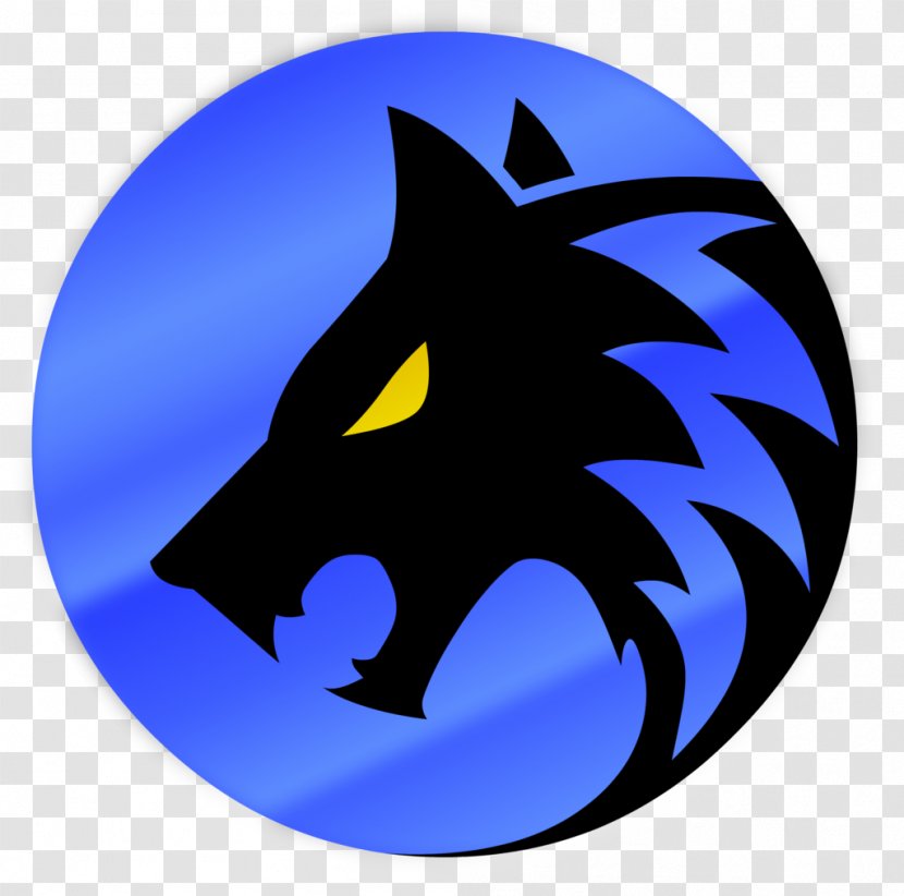 Gray Wolf Logo Emblem Clip Art - Symbol - BLUE WOLF Transparent PNG