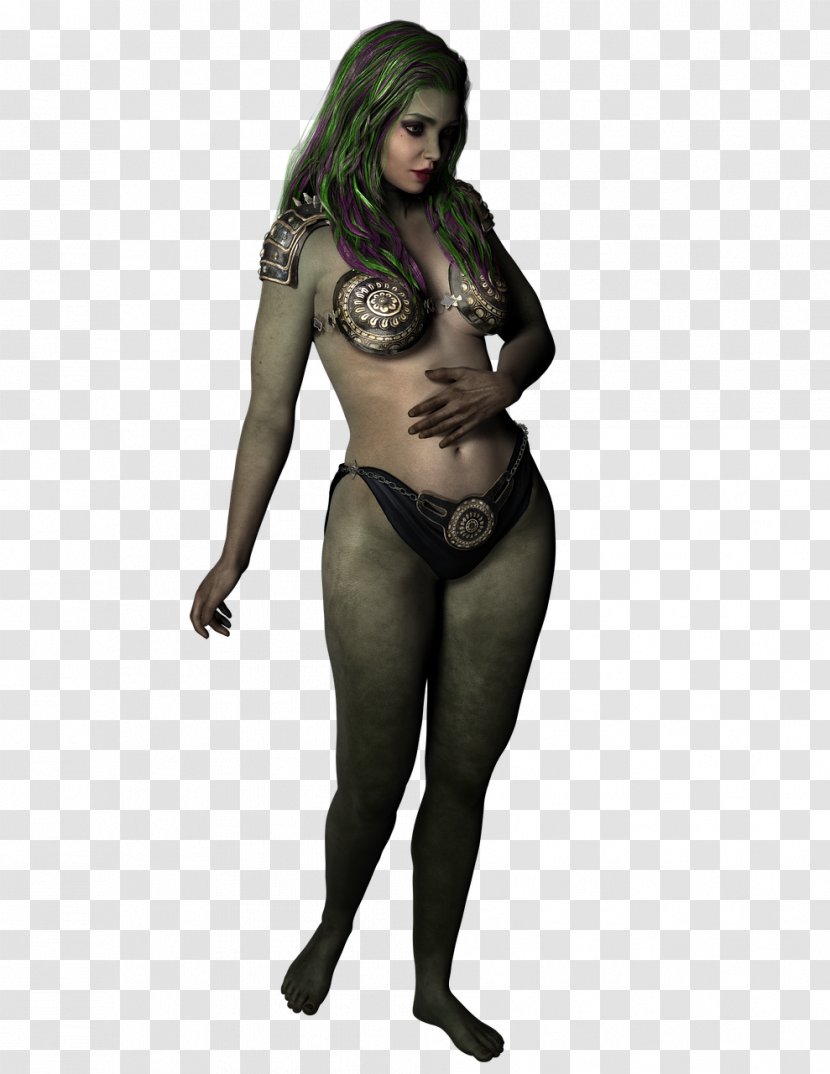 Woman 3D Computer Graphics Rendering - Watercolor Transparent PNG