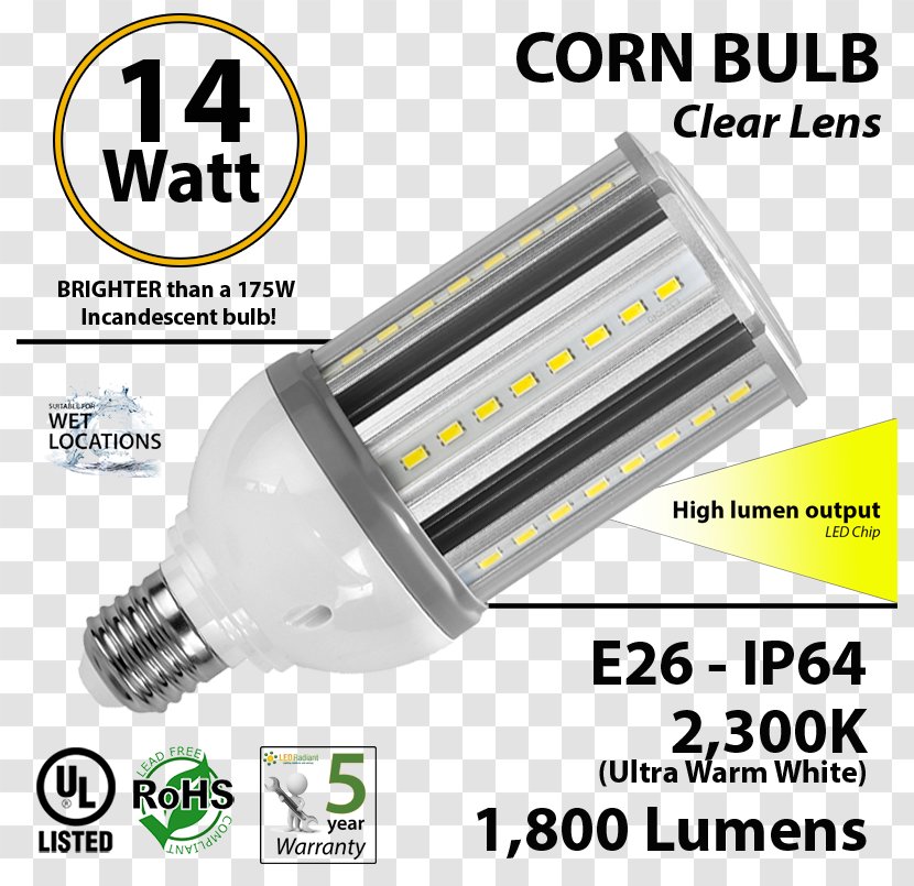 Incandescent Light Bulb LED Lamp Light-emitting Diode - Halogen - Luminous Efficiency Transparent PNG