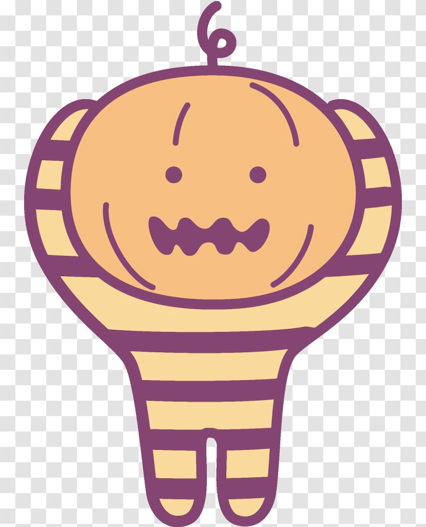 Jack-o-Lantern Halloween Carved Pumpkin - Thumb Finger Transparent PNG