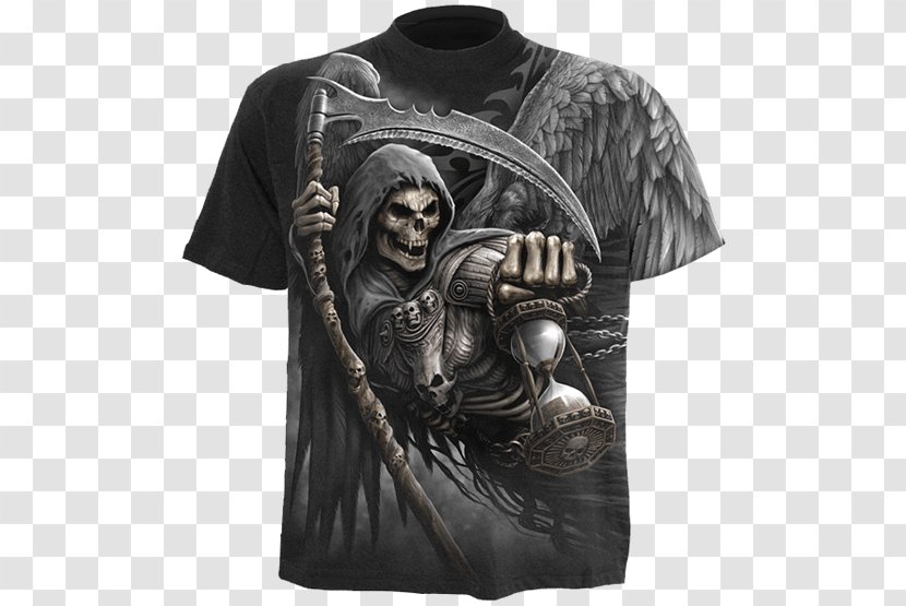 T-shirt Death Hoodie Skull - Human Symbolism Transparent PNG