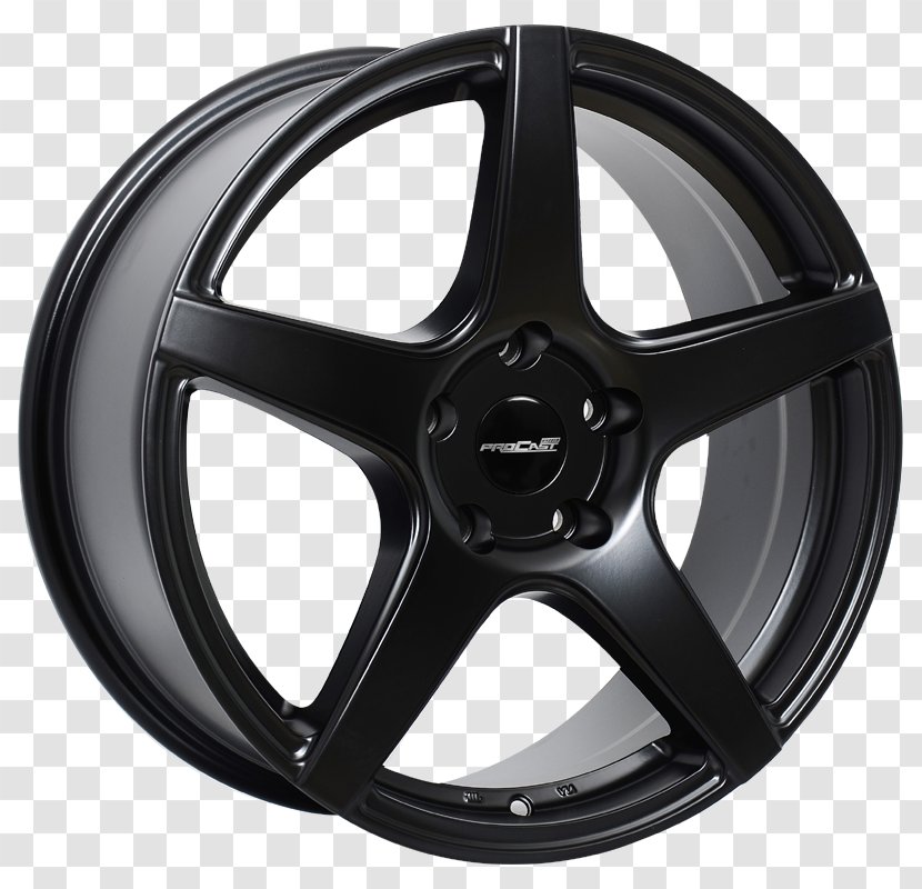 Car Alloy Wheel Rim Tire - Black Transparent PNG