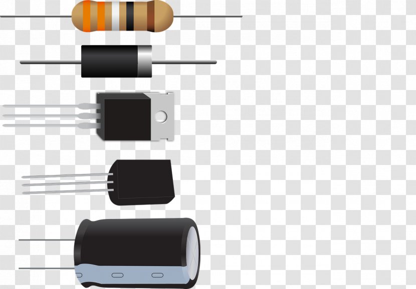 Electronic Component Electronics Capacitor Diode Symbol - Discharge Ignition Transparent PNG