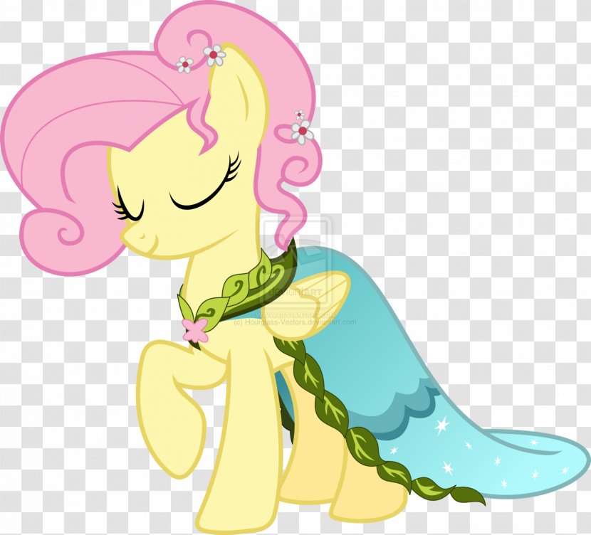 Fluttershy Rainbow Dash Rarity Dress My Little Pony - Horse Like Mammal - Journey Vector Transparent PNG