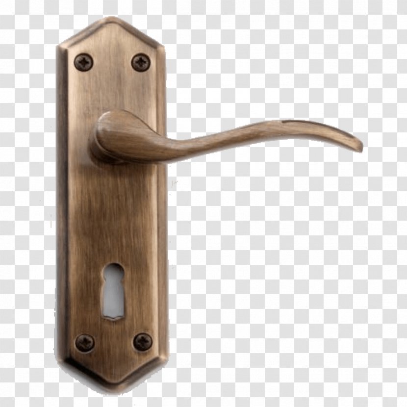 Door Handle Lever Tumbler Lock Mortise Brass Transparent PNG