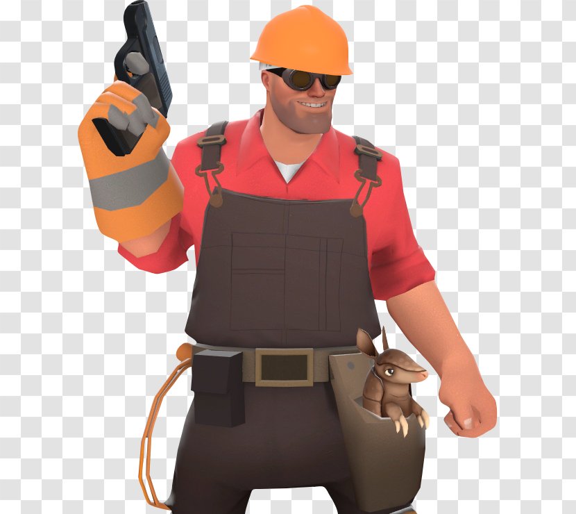 Team Fortress 2 Hard Hats Engineer Kick This Thing - Rubber Duck - Hat Transparent PNG