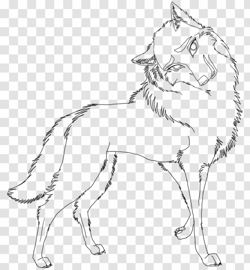 Line Art Drawing Siberian Husky - Artwork Transparent PNG