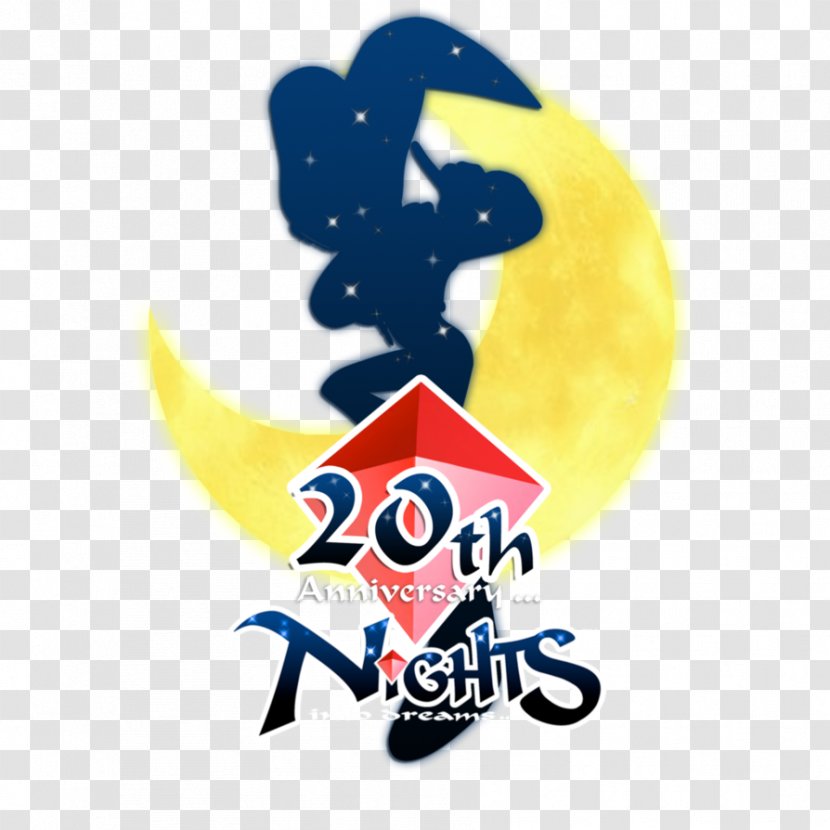 PlayStation 2 Nights Into Dreams Logo Brand Font - 20th Anniversary Transparent PNG