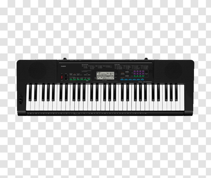 Casio CTK-4200 CTK-3500 Electronic Keyboard CTK-3200 - Silhouette - Musical Instruments Transparent PNG