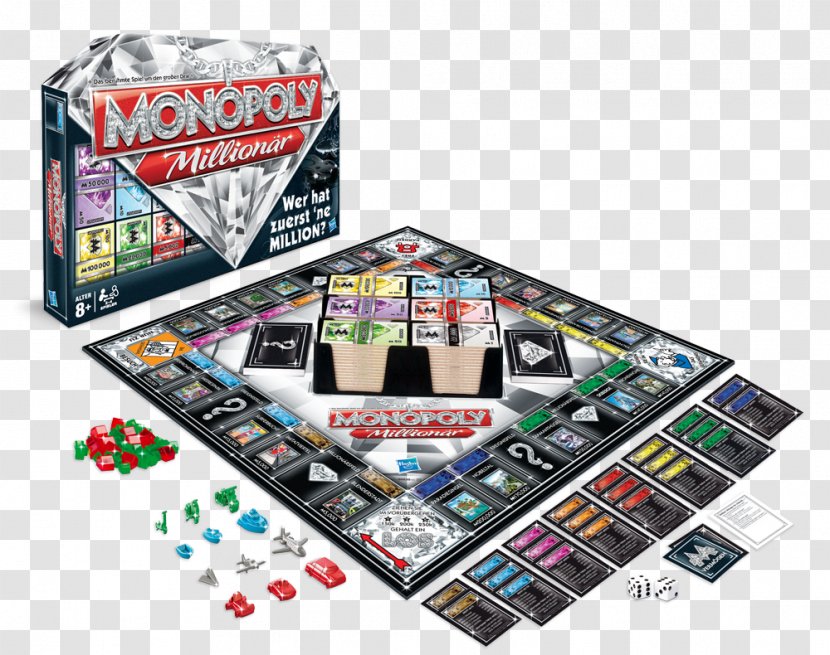 Hasbro Monopoly Tabletop Games & Expansions Junior - Strategy Game - Dice Transparent PNG