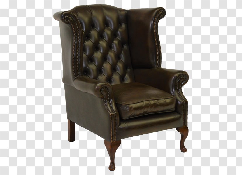 Club Chair Wing Chesterfield Furniture Transparent PNG