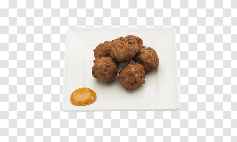 Meatball Vegetarian Cuisine Food Chicken Nugget Fritter - Ramen - Meat Ball Transparent PNG