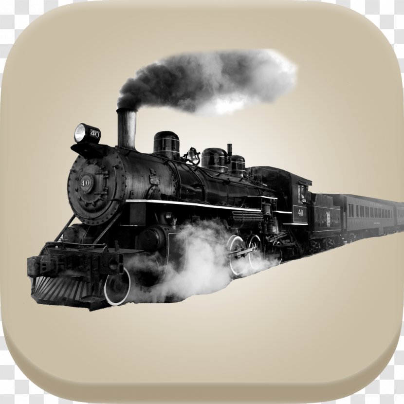 Train Rail Transport Steam Locomotive Track Transparent PNG