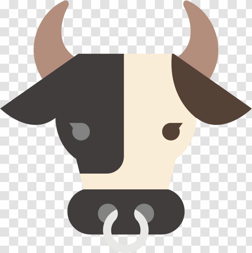 Bovine Cartoon Bull Snout Clip Art - Horn Fawn Transparent PNG