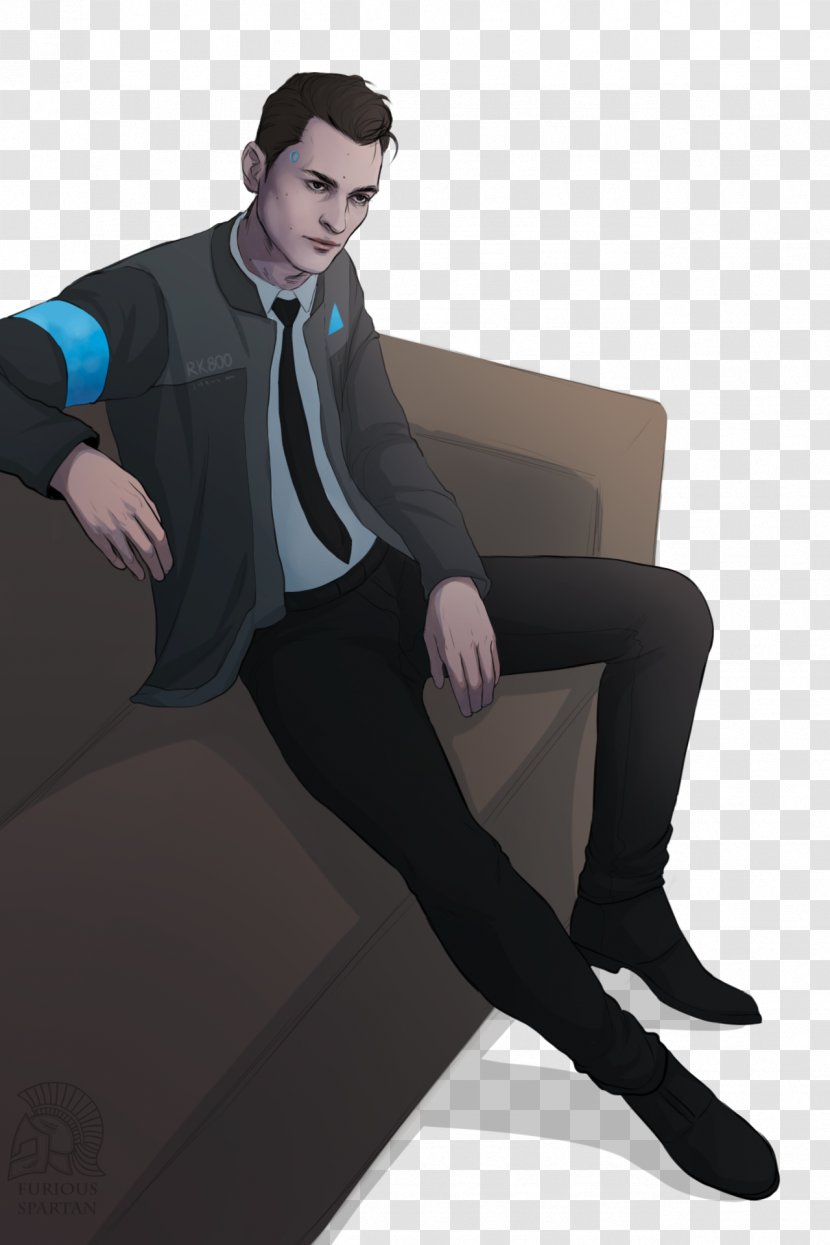 Detroit Become Human Sitting - Tights - Sleeve Style Transparent PNG