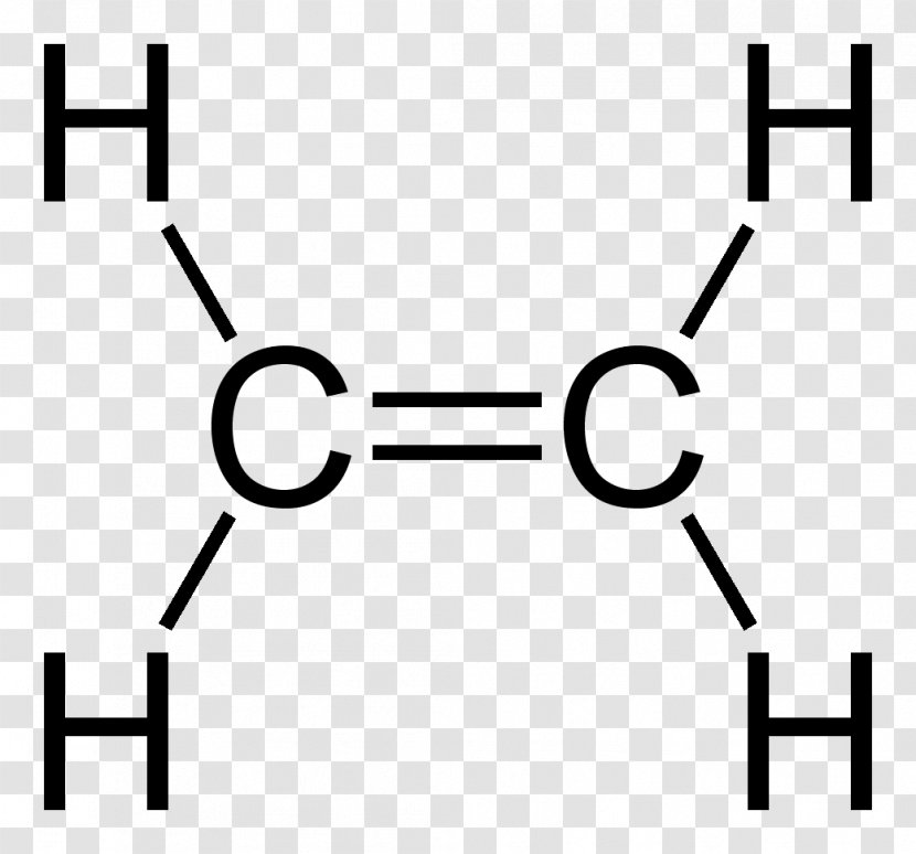 Ethylene Orbital Hybridisation Double Bond Atomic Pi - Silhouette - Flattened Transparent PNG