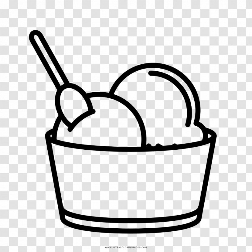 Ice Cream Food Sundae Femme à La Toilette Drawing - White Transparent PNG