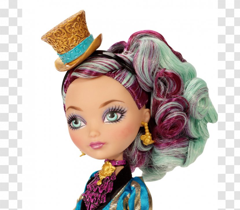 Amazon.com Ever After High Doll Mad Hatter Toy - Flower Transparent PNG