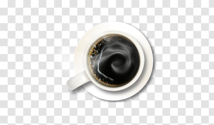 Coffee Cup Ristretto Cafe - Top View Of Transparent PNG