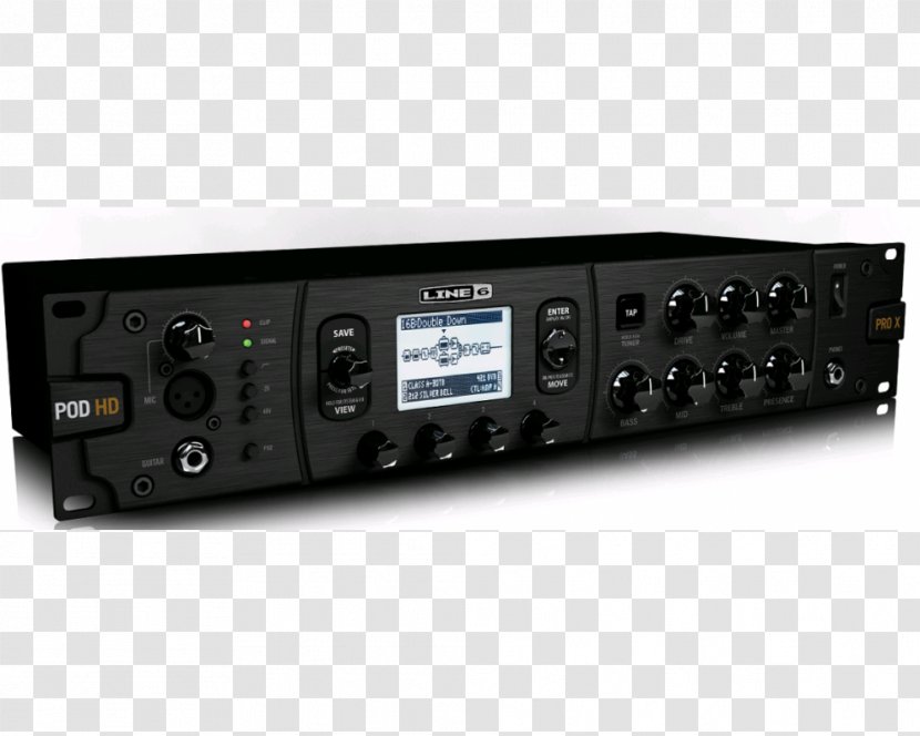 Guitar Amplifier Line 6 POD HD Pro X Effects Processors & Pedals - Capture Pod Transparent PNG