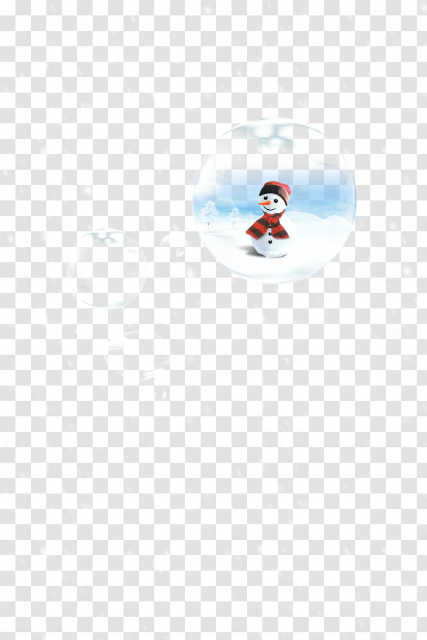 Water Computer The Snowman Wallpaper - Bubble Material Transparent PNG