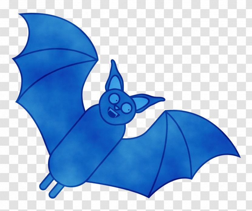 Fish Cobalt Blue Cartoon Bat-m Blue Transparent PNG