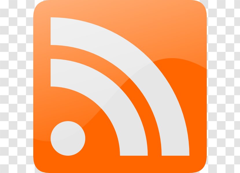 RSS Web Feed Logo News Aggregator Blog - Rss Icon Transparent PNG