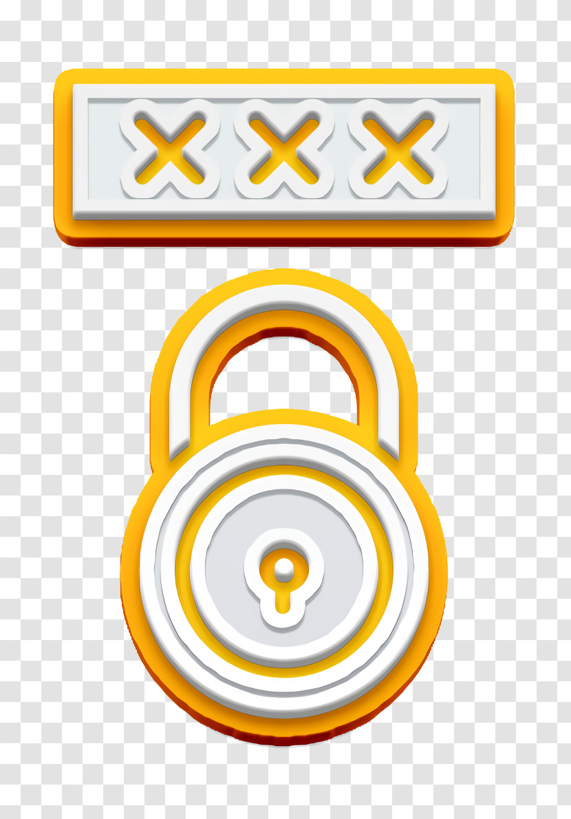 Password Icon Cyber Icon Transparent PNG