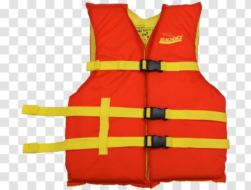Life Jackets Boating Gilets - Orange - Jacket Transparent PNG