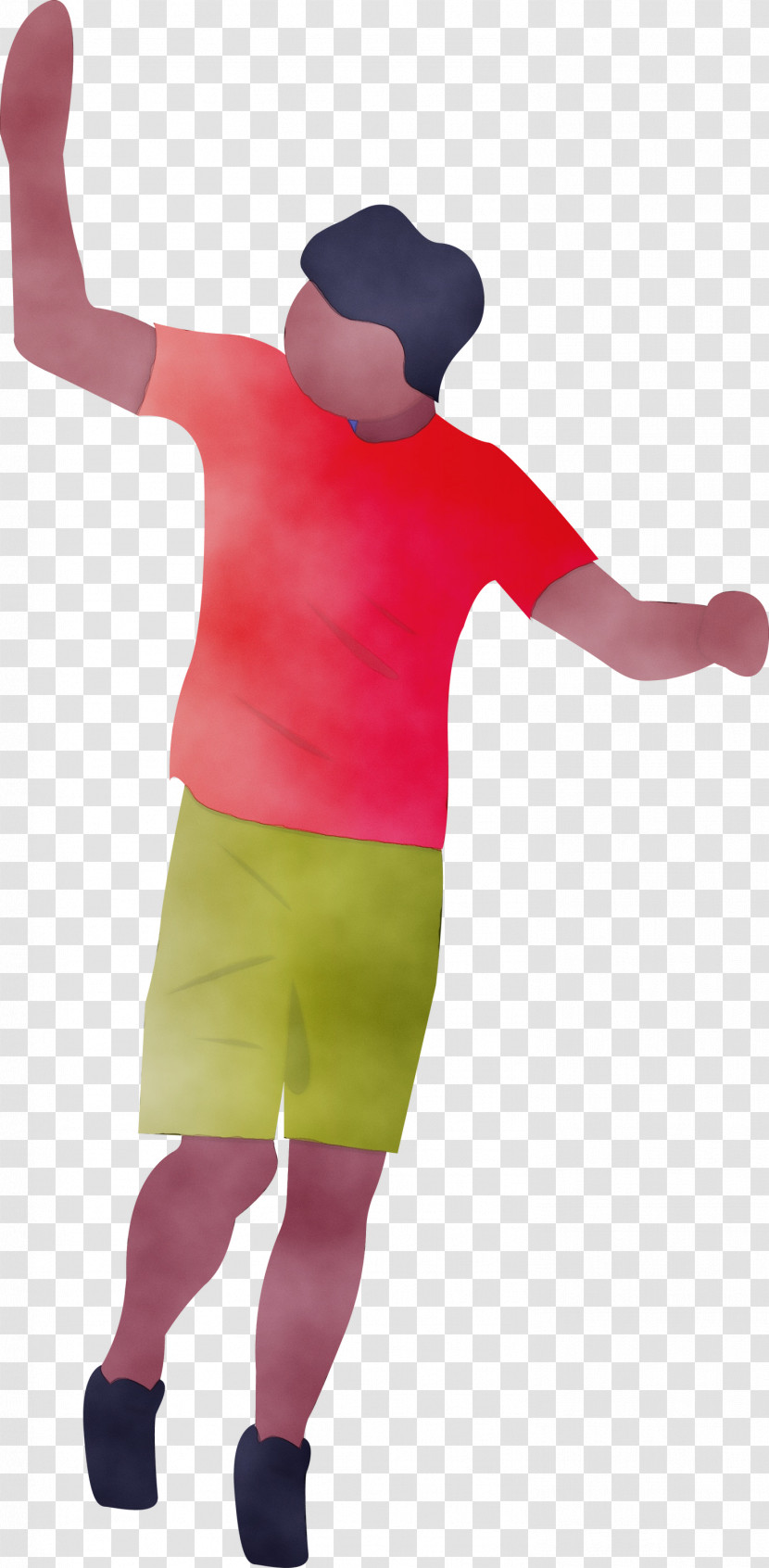 Pink Standing Arm Costume Joint Transparent PNG