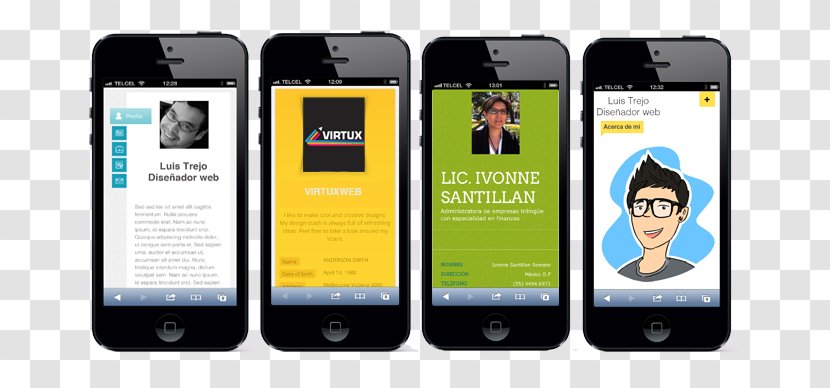 Smartphone Visiting Card Feature Phone Digital Data Business Cards - Technology - Tarjetas De Presentacion Transparent PNG