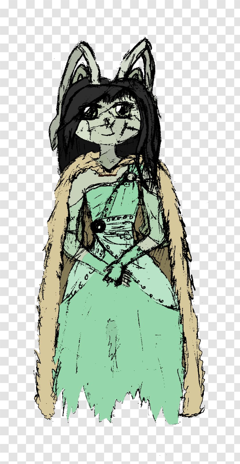 Costume Design Homo Sapiens Teal Sketch - Evil Queen Once Upon A Time Transparent PNG