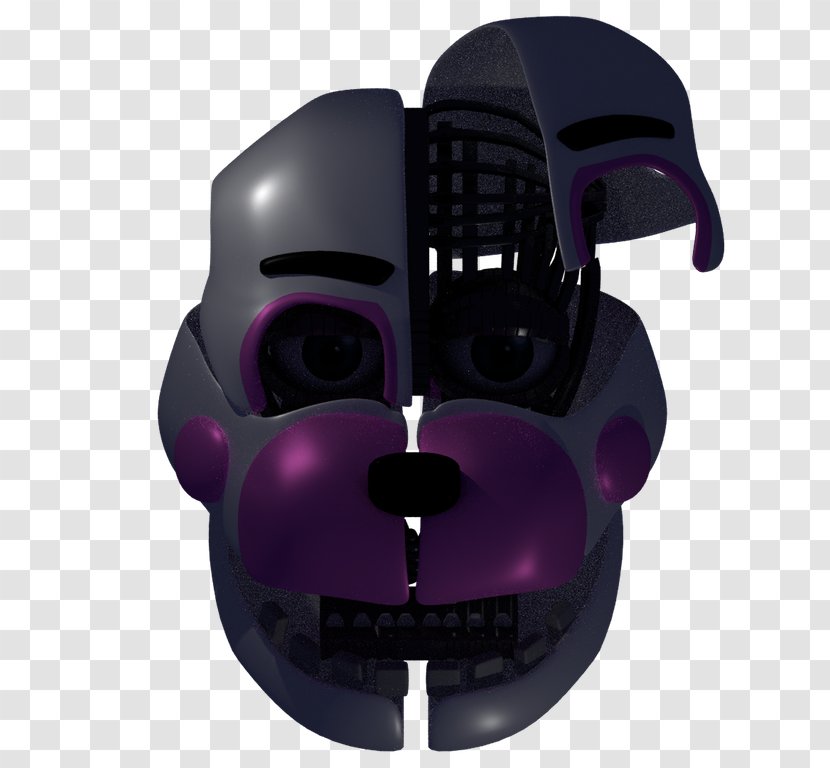 Protective Gear In Sports - Purple - Funtime Freddy Transparent PNG