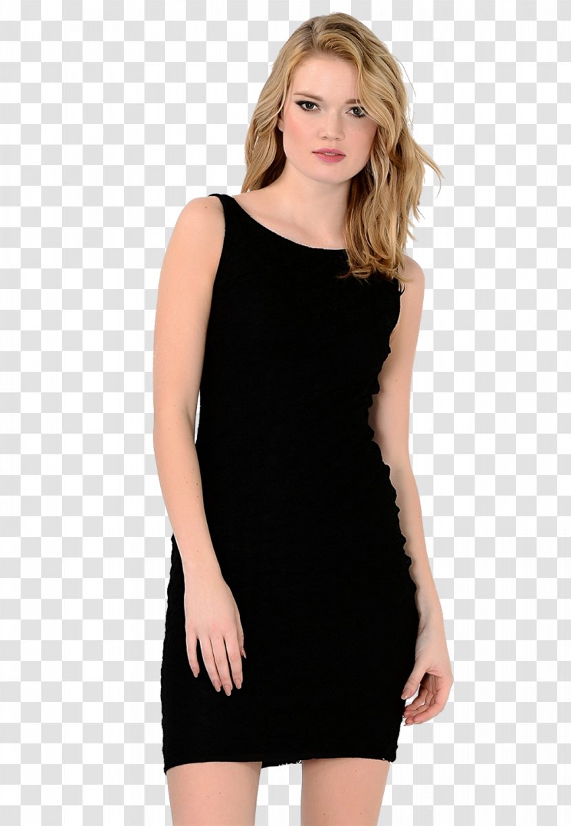 Little Black Dress Clothing Sleeveless Shirt Cocktail - Waist Transparent PNG