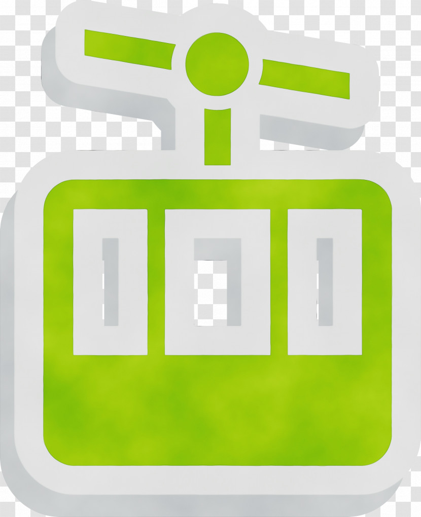 Logo Font Green Meter Line Transparent PNG