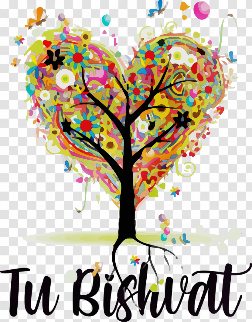 Wall Decal Tree Heart Birthday Greeting Card Transparent PNG