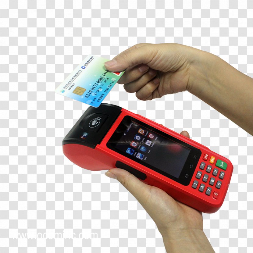 Feature Phone Mobile Phones Handheld Devices Point Of Sale Card Reader - Gadget - Payment Inquiries Transparent PNG